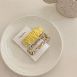 Small Fresh Girl hairpin Bangs Clip Japanese And Korean Style All-match BB Clip Floral Fabric Hair Clip Hair Accessories Sweet daiiibabyyy
