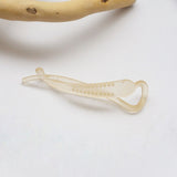 Fashion Solid Color Hair Clips Acrylic Hair Claws Hairpins Barrette Crab Elegant Ponytail Clip for Women Girls Hair Accessories daiiibabyyy