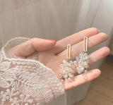 Earrings for Women Long Crystal Copper Women Fashion Earrings Trendy Jewelry 2022 Wholesale  Korean Fashion daiiibabyyy