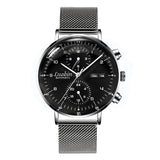 Daiiibabyyy Mens Fashion Mechanical Watches Business Automatic Wristwatch Stainless Steel Luminous Designer Clock Reojes De Hombre New 2024