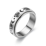 New Fashion Trend Ring For Men 2021 Punk Style Stainless Steel Rotation Free Rotation Compression Accessories Jewelry Gifts daiiibabyyy