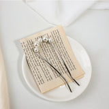 Daiiibabyyy  New U Shape Hair Clips Bobby Pins for Women Girls Bride Hair Styling Accessories Black Hairpins Metal Barrettes Bun Maker daiiibabyyy