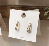 Earrings for Women Korean Fashion Crystal Pin Women Stud Earrings Jewelry Wholesale daiiibabyyy