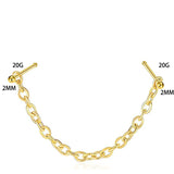 Nose Chain Nostril Ball Stainless Steel Nose Stud Decoration Earring Piercing Nariz Pircing Septum Double Nose Piercing Ring daiiibabyyy