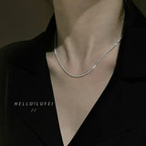 2022 Fashion Asymmetric Lock Necklace for Women Twist Gold Silver Color Chunky Thick Lock Choker Chain Necklaces Party Jewelry daiiibabyyy
