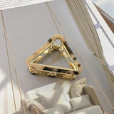 Fashion Acetate Triangle Hair Clips for Women Girls Hair Claw Chic Barrettes Claw Crab Hairpins Styling Tool Hair Accessories daiiibabyyy