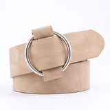 Suede Round Belts Modeling Belts for Women Without Buckles Waist Belt Straps  Ladies Leisure Dress Jeans Wild Waistband daiiibabyyy