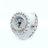 New Individuality Vintage Punk Elastic Stretchy Quartz Watch Rings for Women Man Hip-hop Couple Accessories daiiibabyyy