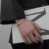 2022 New Arrival Small Cube Square Clavicle Chain Silver Color Necklace For Women Choker Bracelet Fashion Jewelry Wholesale daiiibabyyy