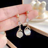 Alloy Earrings for Women Fashion Long retro Tassel Jewelry Pearl Earrings Jewelry accessories Wholesale daiiibabyyy