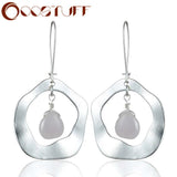 Beautiful Silver Color Women Earrings Vintage Jewelry Wholesale Dangle Pendientes brincos New Arrival Goth Earrings for Women daiiibabyyy