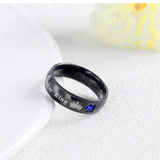 The New Crown Queen Titanium Steel Ring For Men 2021 Fashion Trend Black Couple Ring Punk Style Cool Boy Gift Party daiiibabyyy