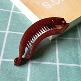 Elegant Banana Shape Hair Clips Sweet Candy Colors Hair Claw Women Girls Ponytail Holder Hairpins Fashion Hair Accessories daiiibabyyy