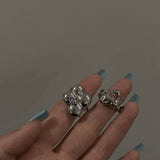 New Korean Geometric Irregular Flower Heart Open Rings For Women Girls Punk Party Jewelry Forefinger Rings Gift feminina anillos daiiibabyyy