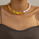 Lost Lady New Style Fashion Chain Rice Beads Ladies Necklace With The Same Paragraph Birthday Gift Necklace Jewelry Wholesale daiiibabyyy