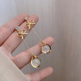 Alloy Earrings for Women Fashion Long retro Tassel Jewelry Pearl Earrings Jewelry accessories Wholesale daiiibabyyy
