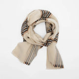 Oversized Classic Check Shawl Tan Thick and Thin Striped Scarf Women Luxury Winter Women Scarves Increase Fashion Check Scarf daiiibabyyy