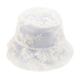 Daiiibabyyy Summer Hat Female Summer Japanese Flower Sunscreen Sun Hat Korea Fairy Lace Light Breathable Mesh Fisherman Hat Bunket Hat