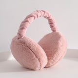 Creative Hamburger Warmer Ear Muffs Foldable Winter Head Hood Headband Earmuffs Outdoor Winter Accessories for Children Adults daiiibabyyy