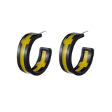 Lost Lady New Fashion C-shaped Women's Earrings Same Paragraph Acrylic Earrings Jewelry Wholesale daiiibabyyy