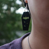 Lost Lady New Fashion Bat Earrings With The Same Paragraph Acrylic Ladies Earrings Alloy Jewelry Wholesale Direct Sales daiiibabyyy