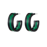 Lost Lady New Fashion C-shaped Women's Earrings Same Paragraph Acrylic Earrings Jewelry Wholesale daiiibabyyy