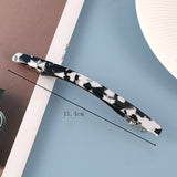 Women Fashion Leopard Acetate Geometric Hair Clips Vintage Hairpins Long Barrettes All Match Fashion Hair Accessories Gifts daiiibabyyy