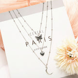 Original Moon Lady Clavicle Chain Girl Love Necklace Simple Creative Butterfly Pendant Necklace Fashion 2022 daiiibabyyy