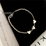 South Korean creative design feeling heart-shaped bracelet, retro cute girl fashion woman bracelet 2022 new jewelry daiiibabyyy