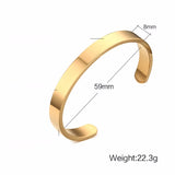 Daiiibabyyy Bangle Bracelet Men, Cuff Bracelets, Stainless Steel Bracelet, Dainty Brazalets, Minimalist Bracelet Jewelry, Cuffs Bangles