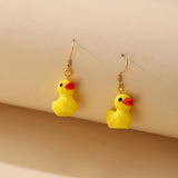 Funny Green Frog Animal Dangle Earrings for Women Kids Resin Cute Sweet Creative Charm Cartoon Drop Earrings Girls Jewelry Gift daiiibabyyy