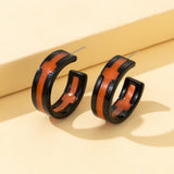 Lost Lady New Fashion C-shaped Women's Earrings Same Paragraph Acrylic Earrings Jewelry Wholesale