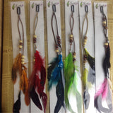 New Women Girls Headdress Hair Ornaments Bb Clip Feathers Indian Style Feather Hair Tassel Hair Piece Accessories Barrettes daiiibabyyy