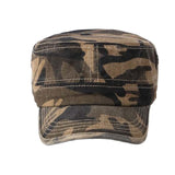 Korean Wash Do Old Camouflage Flat Military Hats Spring Autumn Brand Snapback Cotton Hats For Men Women Peaked Cap Casquette daiiibabyyy