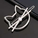 Chic Metal Geometric Hair Clip Round Triangle Barrettes Hairpin Barrette Hair Claws Women Girls Fashion Hair Accessories Gifts daiiibabyyy