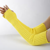 New Long Fingerless Gloves Womens Winter Warmer Knitted Arm Sleeve Fine Casual Soft Girl Goth Clothes Women Punk Gothic Gloves daiiibabyyy