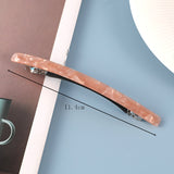 Women Fashion Leopard Acetate Geometric Hair Clips Vintage Hairpins Long Barrettes All Match Fashion Hair Accessories Gifts daiiibabyyy