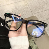 Daiiibabyyy Square Anti Blue Light Glasses Women Computer Gaming Men Blocking Blue-ray Lunettes De Sol Clear Eye glasses Spectacles Frames