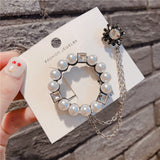 Vintage Luxury Crown Chain Brooch Women's Party Fragrant Wind Tassel Pearl Pin Buckle Badge Brooches Gift daiiibabyyy
