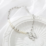 Vintage Multilayer Pendant  Butterfly Necklace for Women Moon  Charm Choker Pendant Necklaces Boho Fashion Jewelry Gift daiiibabyyy