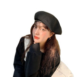 Summer Fashion Beret Hat Women Flat Cap Hats Lady Girl Berets Hat Bone Female Franch Style 90 s Girls Painter Hat daiiibabyyy