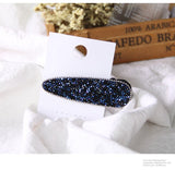 Hair Clip for Women Fashionable Crystal Hairpin Simple Geometric Water Drop Hair Accessories Jewelry Wholesale daiiibabyyy
