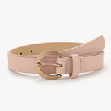 Women Candy Color Waist Strap Thin Belt Pants Jean Waist Belt Alloy Pin Buckle Waistbands Pu Leather Adjustable Belts For Dress daiiibabyyy