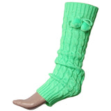 Women Girl Knit Winter Leg Warmer Socks Japanese Loose Style Lady Sock Boots Knee Stockings Candy Leggings Warm Heap Heap Socks daiiibabyyy