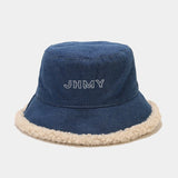 Plus velvet Bucket Hat Man Women Winter Outdoor Sports Hip Hop Cap Cotton Fishing Sun Hat Panama For Girls and Boys daiiibabyyy