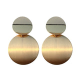 2021 New Fashion Simple Earrings For Women Exaggerated Wild Stone Geometric Shapes Marble Jewelry Gifts Banquet Girls daiiibabyyy