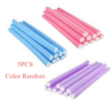 Daiiibabyyy 8/6/5Pcs Magic Curler Hair Rollers Curls Roller Lucky Donuts Curly Hair Styling Make Up Tools Accessories For Woman Lady