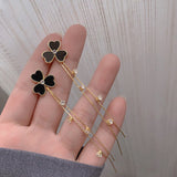 Alloy Earrings for Women Fashion Long retro Tassel Jewelry Pearl Earrings Jewelry accessories Wholesale daiiibabyyy