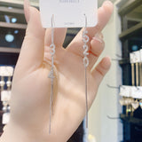 Fashion Wheat Ears Drop Long Hanging Earrings for Women Elegant Girl  Tree Leaf Tassel Earring Stylish Jewelry Personality Gift daiiibabyyy