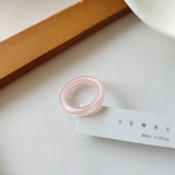 2021 New Sweet Candy Color Ring For Women Ins Simple Small Fresh Fashion Ring Cute Girl Index Finger Ring Gift Banquet daiiibabyyy